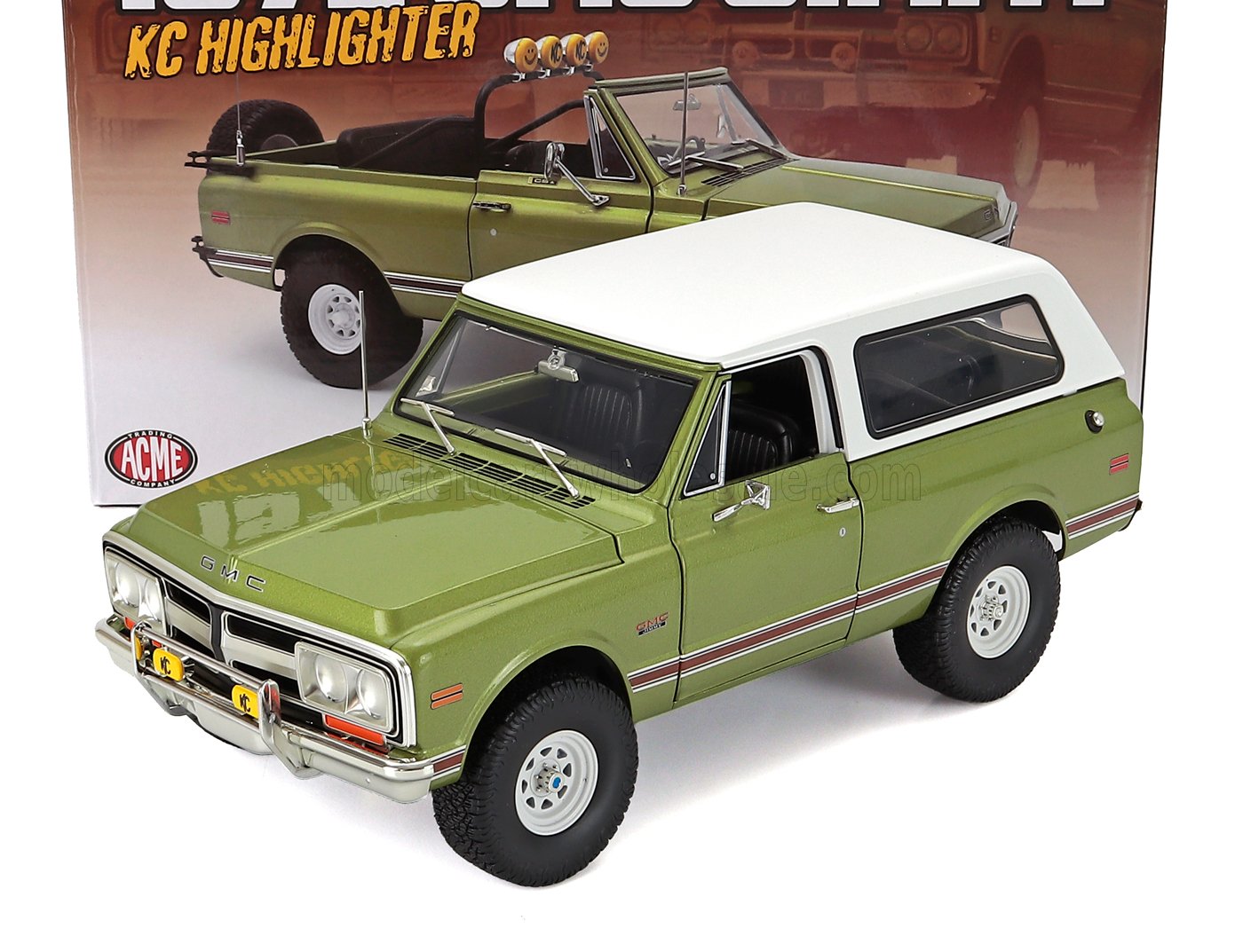 GMC - JIMMY KC HIGHLIGHTER HARD-TOP 1971 - VERDE - Vroomi