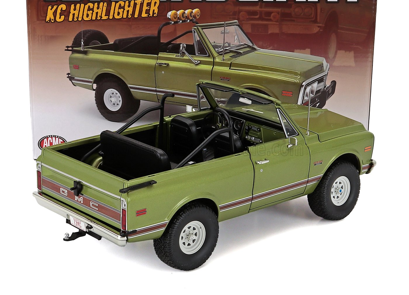 GMC - JIMMY KC HIGHLIGHTER HARD-TOP 1971 - VERDE - Vroomi
