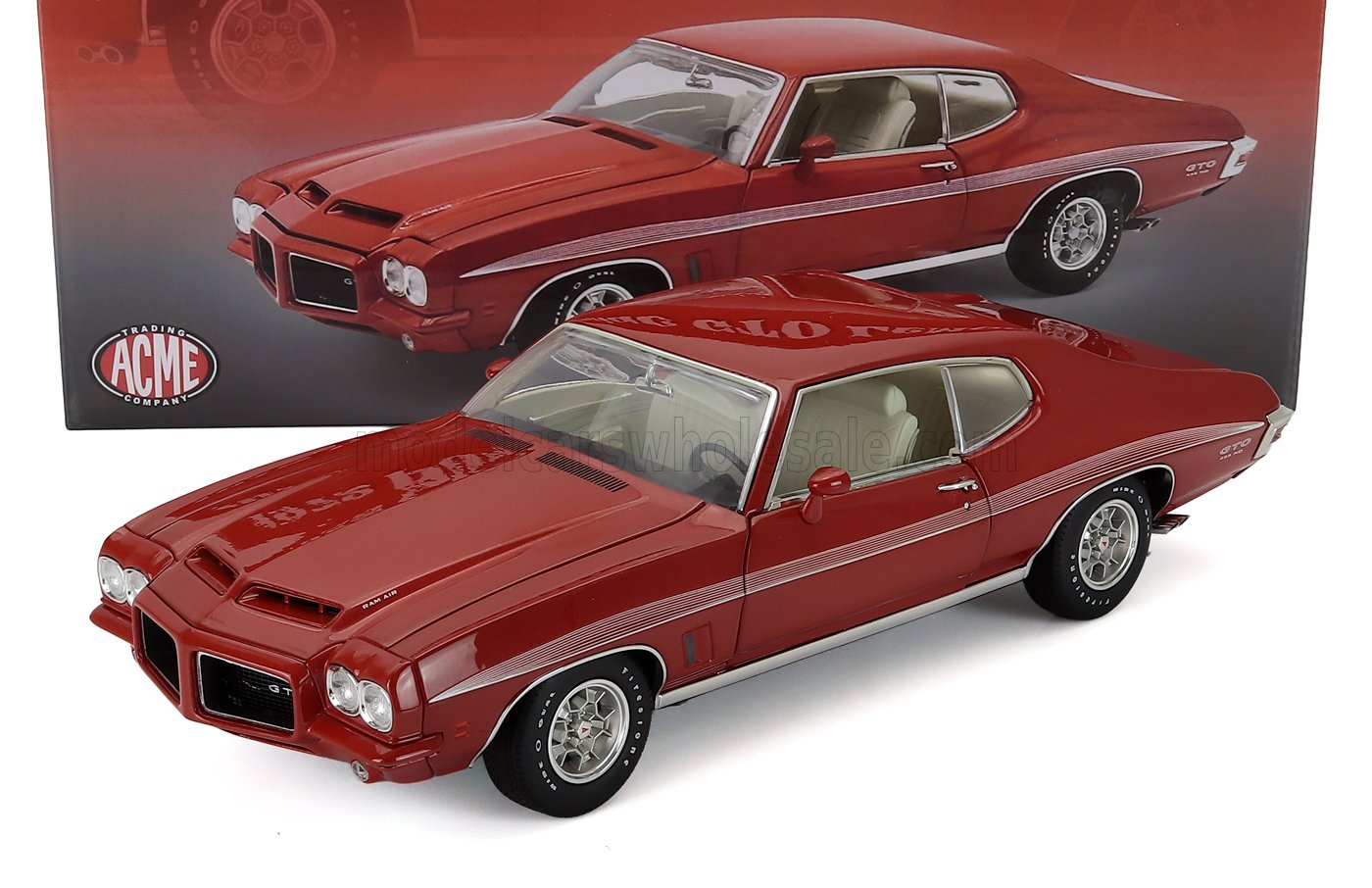 PONTIAC - GTO LeMANS COUPE 1972 - COPPER MET - Vroomi