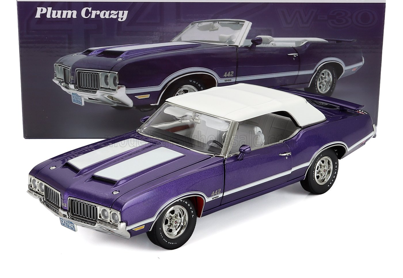OLDSMOBILE - 442 W-30 CABRIOLET 1970 - VIOLET - Vroomi