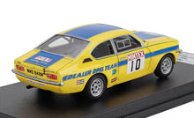 OPEL - KADETT GT/E (version nuit) N 10 RALLY MINTEX 1975 TONY FALL - MIKE WOOD - JAUNE BLEU - Vroomi