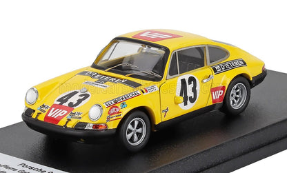 PORSCHE - 911S COUPE TEAM JEAN PIERRE GABAN N 43 24h LE MANS 1970 JEAN PIERRE GABAN - WILLY BRAILLARD - YELLOW