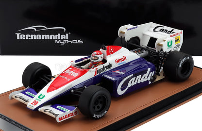 TOLEMAN - F1  TG184 HART TURBO N 20 PRACTICE ITALY GP (with pilot figure) 1984 PIERLUIGI MARTINI - BLUE WHITE RED