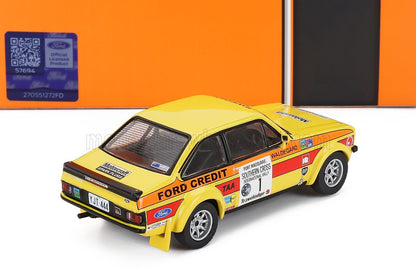 FORD ENGLAND - ESCORT MKII RS 1800 N 1 RALLY SOUTHERN CROSS 1979 BJORN WALDEGAARD - HANS THORZELIUS - YELLOW RED