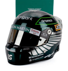 STILO - CASCO HELMET F1 LANCE STROLL TEAM ASTON MARTIN ARAMCO COGNIZANT N 18 SEASON 2023 - GREEN