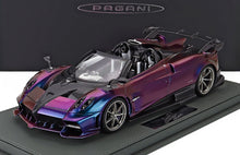 PAGANI - IMOLA ROADSTER 2023 - CON VETRINA - WITH SHOWCASE - PURPLE CHAMALEON