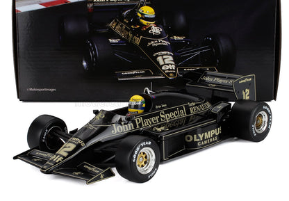Schwarzes Lotus-Formel-1-Modell im Maßstab 1:18 mit goldener John-Player-Special-Lackierung, online erhältlich