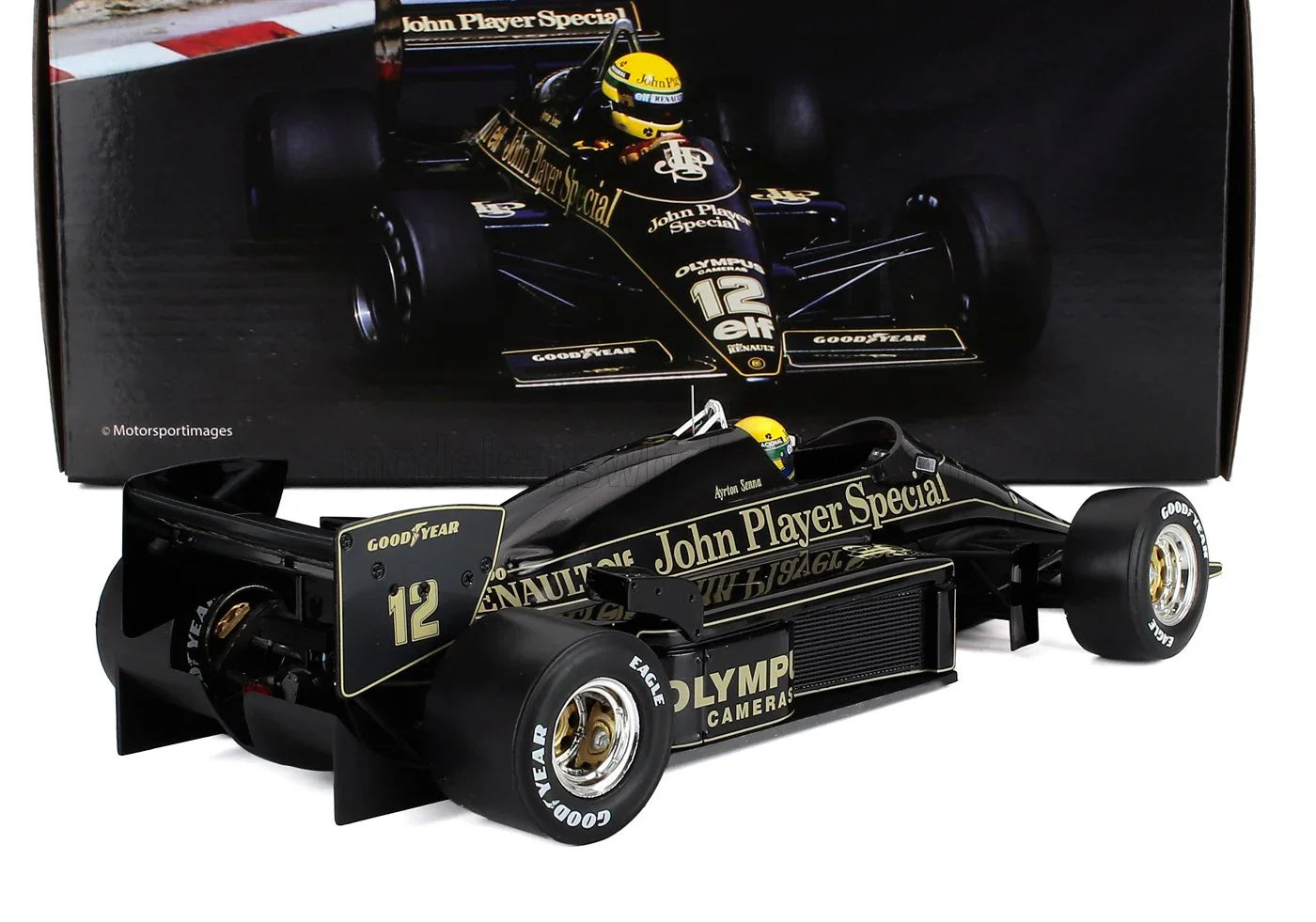 LOTUS - F1 97T RENAULT TURBO TEAM LOTUS JPS N 12 MONACO GP 1985