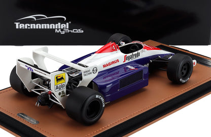 TOLEMAN - F1  TG184 HART TURBO N 20 USA GP 1984 JOHNNY CECOTTO - BLUE WHITE RED