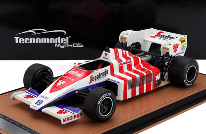 TOLEMAN - F1  TG184 HART TURBO N 19 3rd PORTUGAL GP 1984 AYRTON SENNA - WHITE RED BLUE