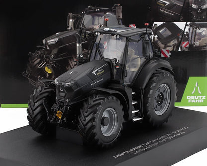 1/43 scale Deutz-Fahr 7250 TTV Warrior black tractor model, limited edition available at Vroomi