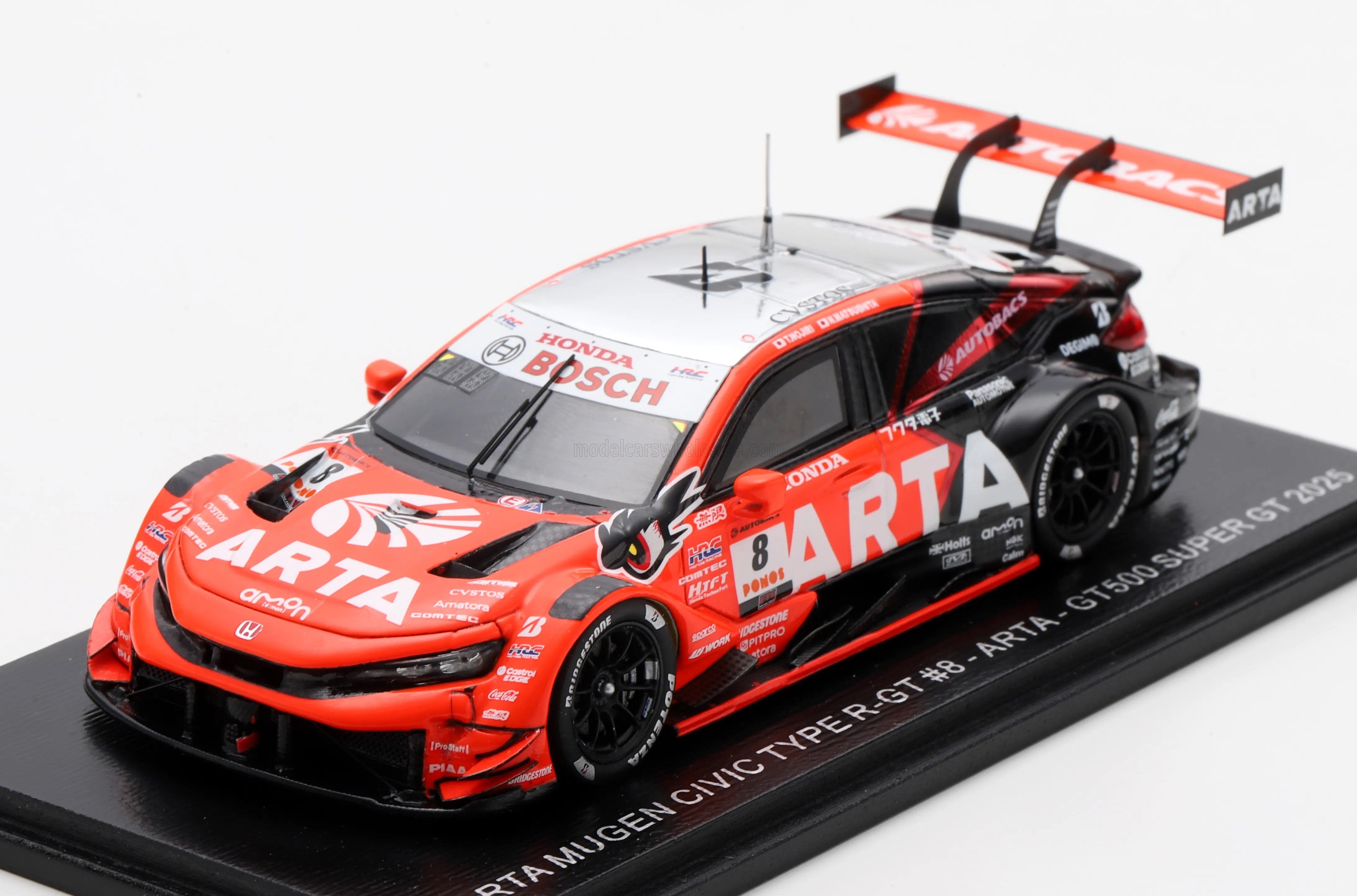 Honda Civic Type R-Gt #8 2025 Scale Model Car