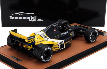 MINARDI - F1  M191 FORD N 24 AUSTRALIAN GP RAIN TIRES 1991 ROBERTO MORENO - BLACK YELLOW WHITE