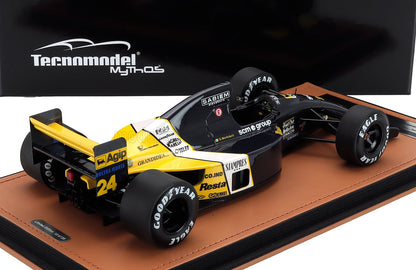 MINARDI - F1  M191 FORD N 24 SPA FRANCORCHAMPS GP 1991 GIANNI MORBIDELLI - BLACK YELLOW WHITE