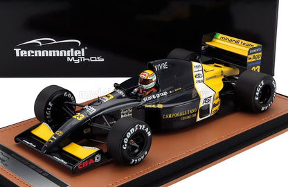 MINARDI - F1  M191 FORD N 23 USA GP (with pilot figure) 1991 PIERLUIGI MARTINI - BLACK YELLOW WHITE