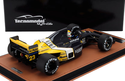 MINARDI - F1  M191 FORD N 23 MONACO GP (with pilot figure) 1991 PIERLUIGI MARTINI - BLACK YELLOW WHITE