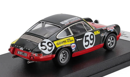 PORSCHE - 911S COUPE TEAM JEAN EGRETEAUD (night version) N 59 24h LE MANS 1970 JEAN EGRETEAUD - JEAN MESANGE - BLACK RED