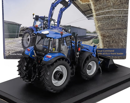 NEW HOLLAND - T5.120 TRACTOR WITH FRONT LOADER 2018 - BLUE BLACK