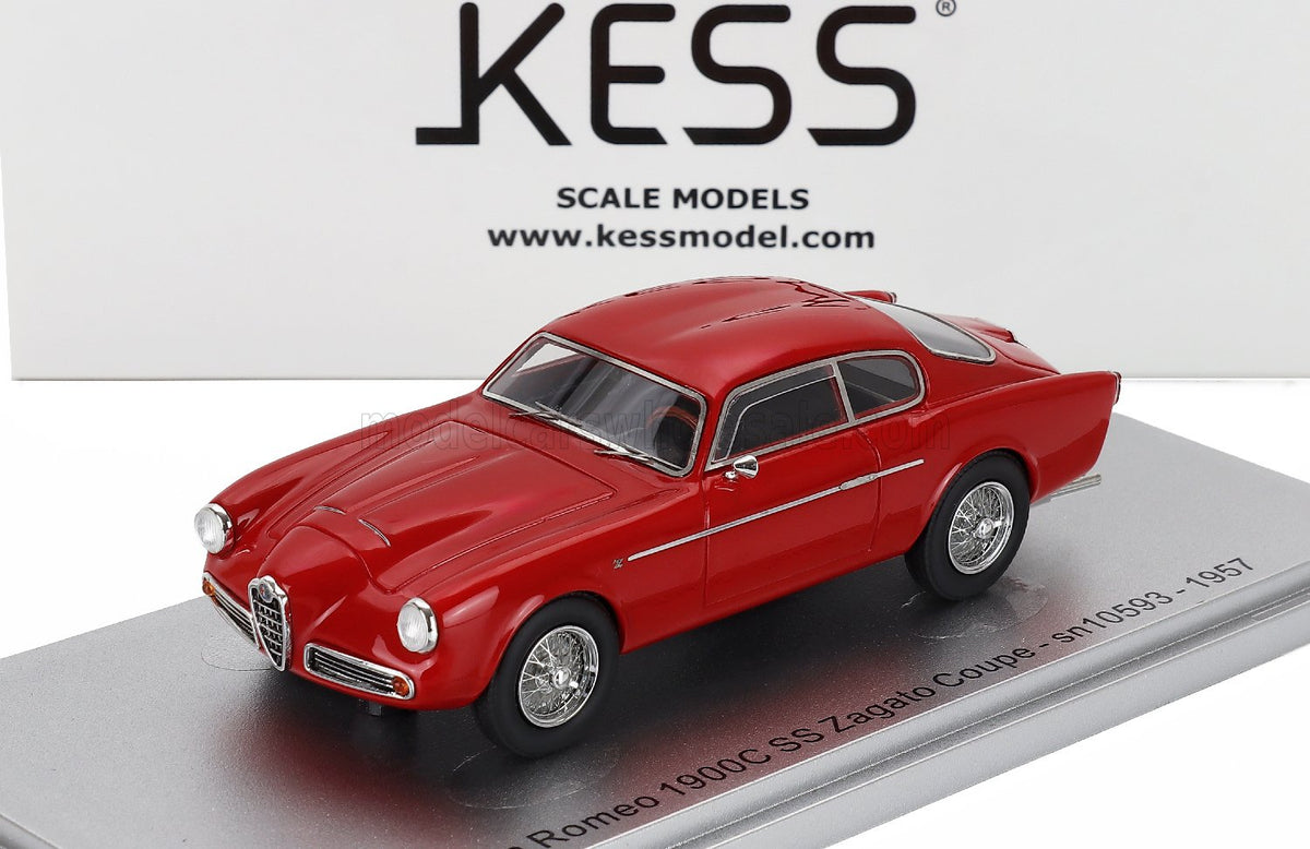 Alfa Romeo 1900c Ss Sn10593 Zagato Coupe 1957 1:43 scale model car by KESS-MODEL — Vroomi