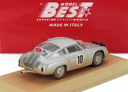 PORSCHE - 1600 GS ABARTH TEAM PABLO PICASSO (versione notturna) N 10 RALLY DOS CATALUNAS (versione sporca) 1965 HOSPITALIER - PIRIE - SILVER - Vroomi