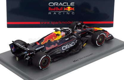 RED BULL - F1  RB21 TEAM ORACLE RED BULL RACING N 1 WINNER LAS VEGAS USA GP WITH PIT BOARD 2025 MAX VERSTAPPEN - BLUE YELLOW RED