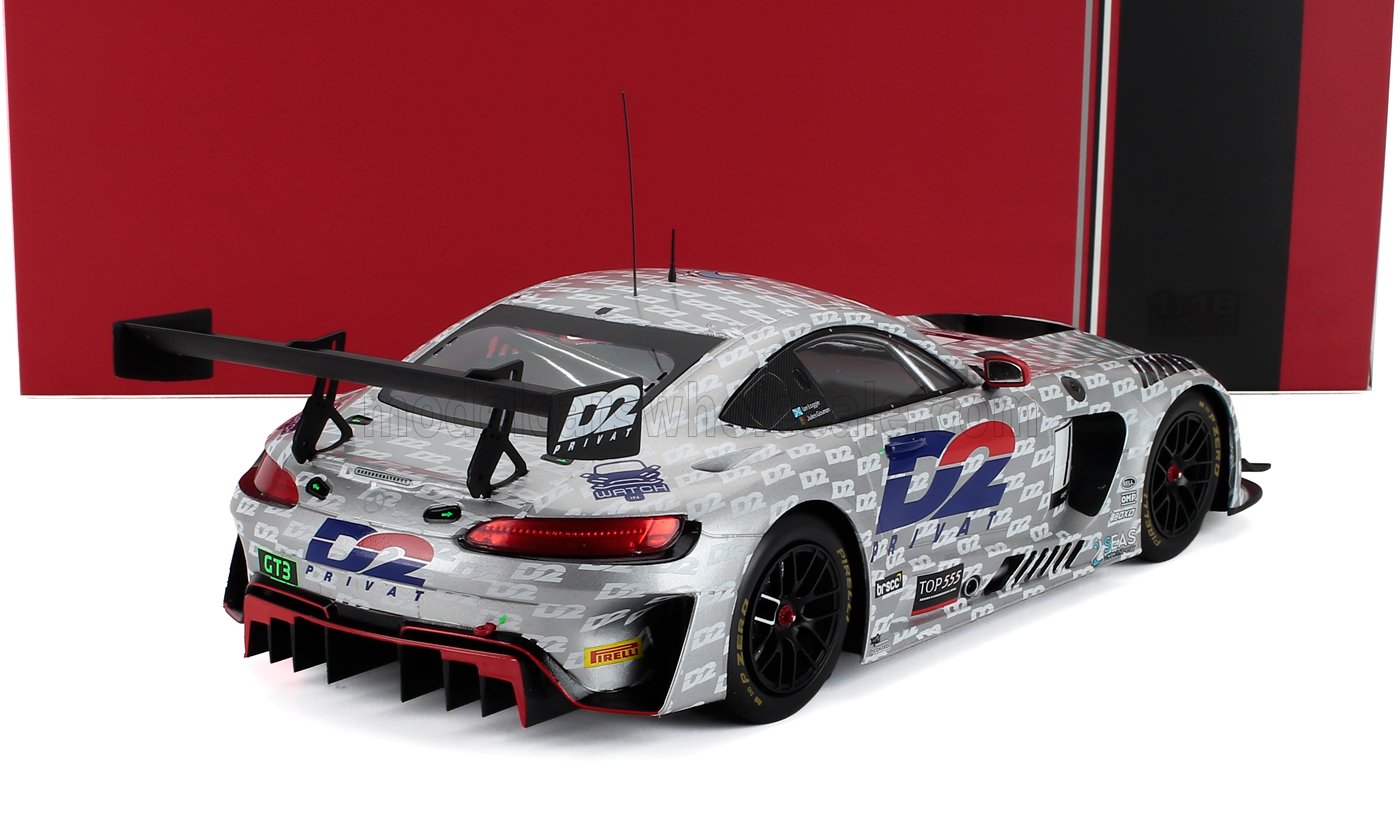 Mercedes-AMG GT3 Evo 2 Seas Motorsport No. 1 Ian Loggie Jules Gounon British GT Championship 2023 IXO Models 1:18 scale model - image 2