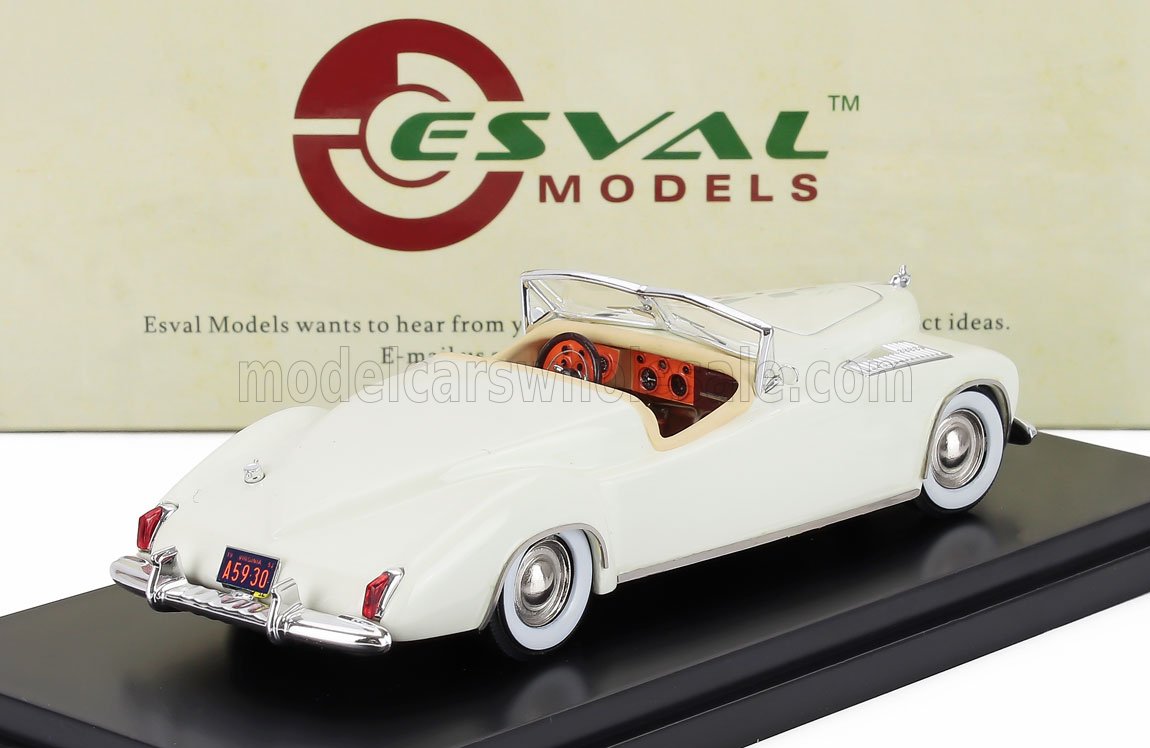 Maverick Sportster Spider Open 1952 White Esval Model 1:43 scale model - image 2