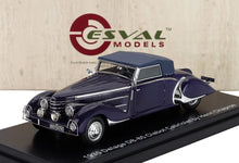 1935 Delage D8-85 Ciabot Cabriolet model by Henri Chapron, displayed with Esval Models branding, available on Vroomi