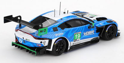 ASTON MARTIN - VANTAGE AMR GT3 4.0L TURBO TEAM VAN DER STEUR RACING N 19 IMSA 24h DAYTONA 2025 RORY VAN DER STEUR - VALENTIN HASSE-CLOT - ANTHONY McINTOSH - MAXIME ROBIN - LIGHT BLUE WHITE