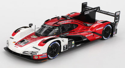 PORSCHE - 963 9RD 4.6L TURBO V8 TEAM PORSCHE PENSKE MOTORSPORT N 7 WINNER IMSA 24h DAYTONA 2024 MATT CAMPBELL - DANE CAMERON - FELIPE NASR - JOSEF NEWGARDEN - RED WHITE BLACK