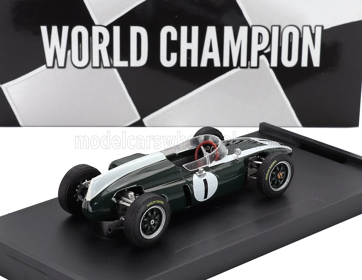 Cooper T53 No. 1 Jack Brabham Winner British GP World Champion 1960 Brumm 1:43 scale model - image 2