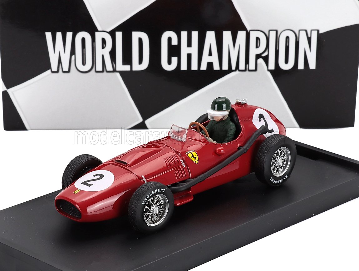 Ferrari F1 Dino 246 No. 2 Mike Hawthorn World Champion 2nd British GP 1958 with Driver Brumm 1:43 scale model