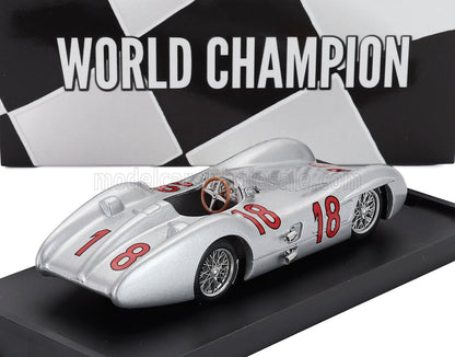 MERCEDES BENZ - F1  W196C N 18 WORLD CHAMPION SEASON 1954 JUAN MANUEL FANGIO - SILVER