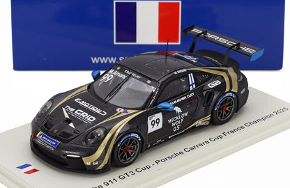 PORSCHE - 911 992 GT3 N 99 PORSCHE CARRERA CUP FRANCE CHAMPION 2025 MARCUS AMAND - BLACK GOLD