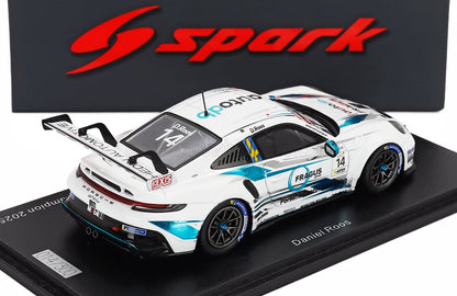 PORSCHE - 911 992 GT3 N 14 PORSCHE CARRERA CUP SCANDINAVIE CHAMPION 2025 DANIEL ROS - WHITE