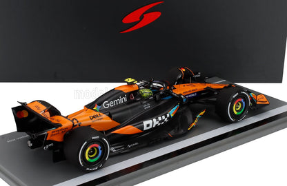 McLAREN - F1  MCL39 TEAM MCLAREN N 4 WORLD CHAMPION 3rd ABU DHABI GP WITH PIT BOARD 2025 LANDO NORRIS - ORANGE BLACK