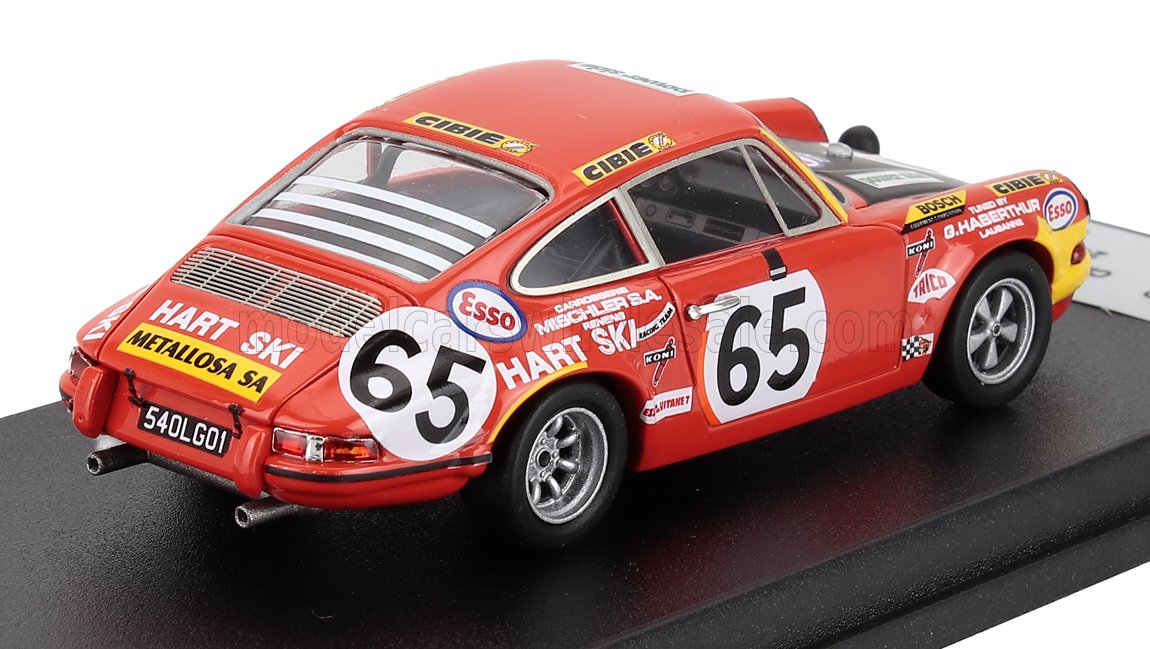 Porsche 911S Coupe No. 65 Claude Haldi Arthur Blank 24h Le Mans 1970 Trofeu 1:43 scale model - image 2
