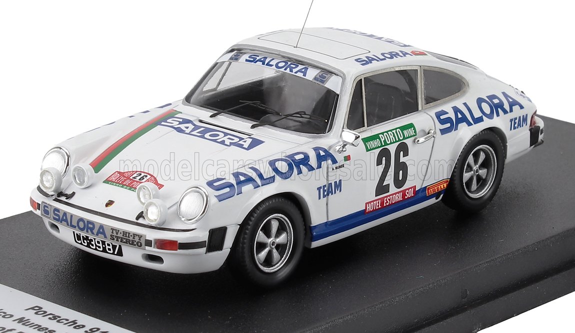 Porsche 911S Coupé No. 26 Américo Nunes João Cardoso Rally Portugal 1981 Trofeu 1:43 scale model