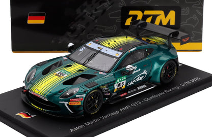 ASTON MARTIN - VANTAGE AMR GT3 EVO 4.0L TURBO V8 TEAM COMTOYOU RACING N 008 DTM SEASON 2025 NICOLAS BAERT - GREEN MET YELLOW