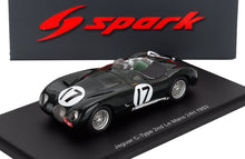 JAGUAR  C-TYPE 3,4 l S6 TEAM JAGUAR LTD Nr. 17, 2. Platz beim 24-Stunden-Rennen von Le Mans 1953, STIRLING MOSS – PETER WALKER – BRITISH RACING GREEN