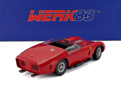 FERRARI - 250 TR61 3.0L V12 SPIDER PLAIN BODY 1961 - RED - Vroomi