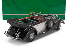 MERCEDES BENZ - 540K CABRIOLET B DESCAPOTABLE 1938 - NEGRO Y PLATA. Maqueta de coche en Vroomi