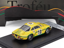 RENAULT - ALPINE 1800 (version nuit) N 10 VAINQUEUR DU RALLYE CRITERIUM DE LA CÔTE FLEURIE 1974 JOSEPH BOURDON - JACQUES MOUTARD - JAUNE - Vroomi