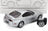 Voiture miniature Toyota Supra (A80) argentée avec roues de secours, présentée par Vroomi pour les collectionneurs