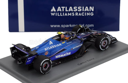 WILLIAMS - F1  FW47 TEAM WILLIAMS ATLASSIAN RACING N 55 3rd QATAR GP WITH PIT BOARD 2025 CARLOS SAINZ - BLUE BLACK