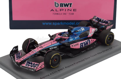 ALPINE - F1  A525 TEAM BWT ALPINE N 10 ABU DHABI GP 2025 PIERRE GASLY - BLACK BLUE PINK