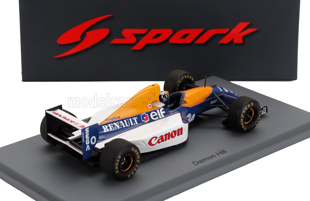 WILLIAMS - F1 FW15C N 0 WINNER BELGIUM GP 1993 DAMON HILL - BLUE