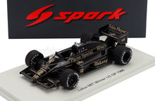 LOTUS - F1  98T RENAULT TURBO N 12 WINNER USA GP 1986 AYRTON SENNA - BLACK
