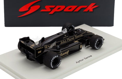 LOTUS - F1  98T RENAULT TURBO N 12 WINNER USA GP 1986 AYRTON SENNA - BLACK