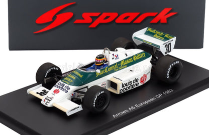 ARROWS - F1  A6 N 30 EUROPE GP 1983 THIERRY BOUTSEN - WHITE GREEN